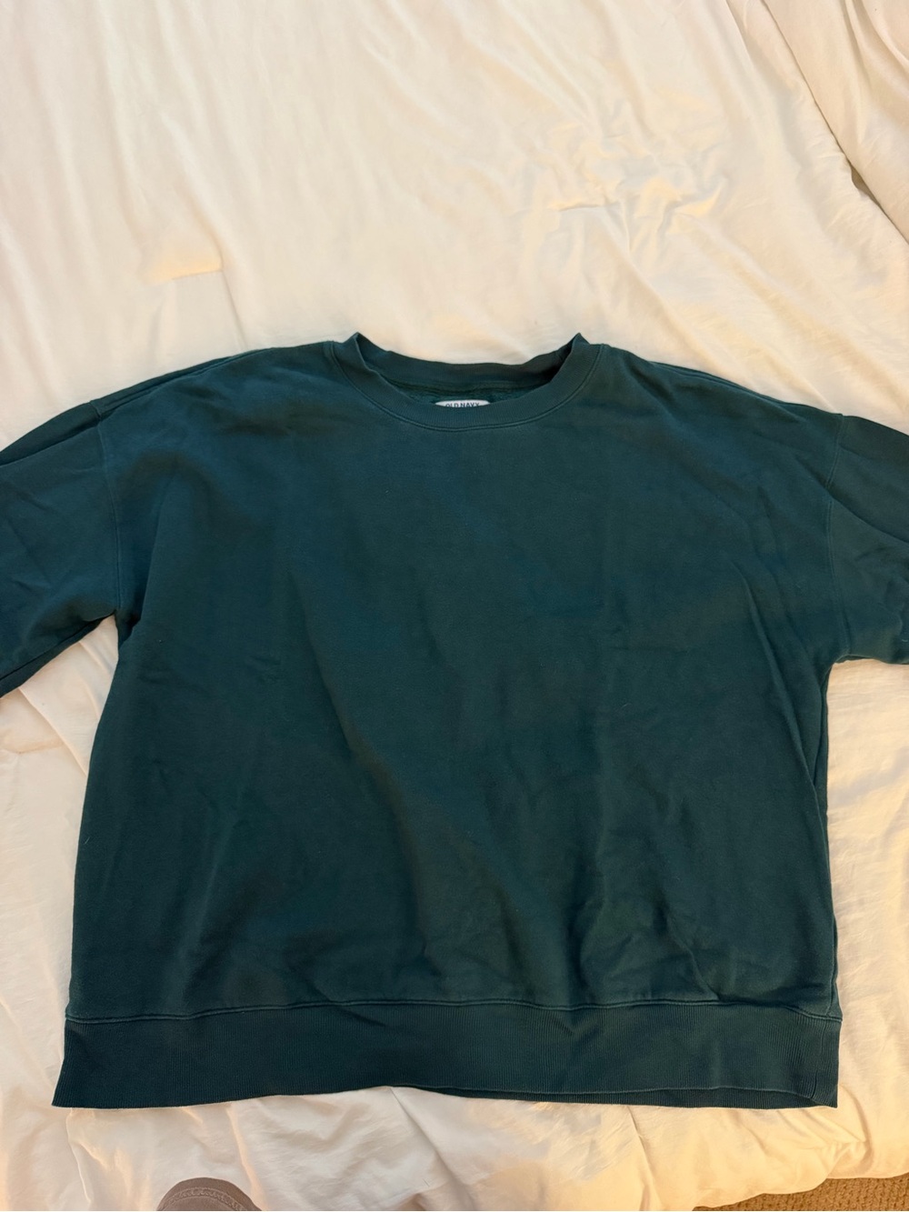 Old Navy Women's Crewneck Tunic in Forest Green